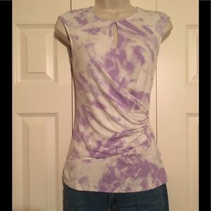 Calvin Klein Top Blouse Lavender Size XS